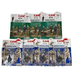 Dragon CanDo 1:35 Combat Figures Series Tiger Aces & Winter Combat Lot (7 Figure